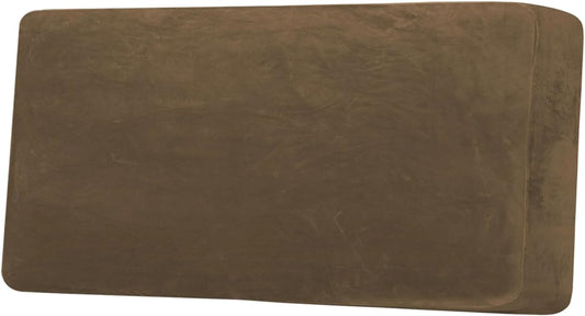 H.VERSAILTEX Velvet Stretch Individual Couch Cushion Cover Plush Cushion Slipcover for Loveseat Sofa Cushion Furniture Protector Seat Cushion Sofa Cover (1 Piece Sofa Cushion Cover, Bronze Brown)