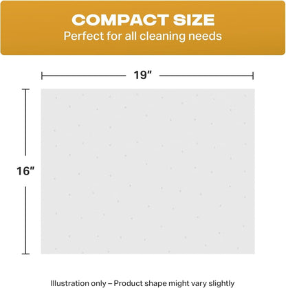 Angel-in-Armor White Terry Cloth Rags (16” x 19”) – 50lb Bulk Box of 100% Cotton Cleaning Rags – Reclaimed Towels for Plumbers, Shop Use, Janitorial, and Commercial Cleaning