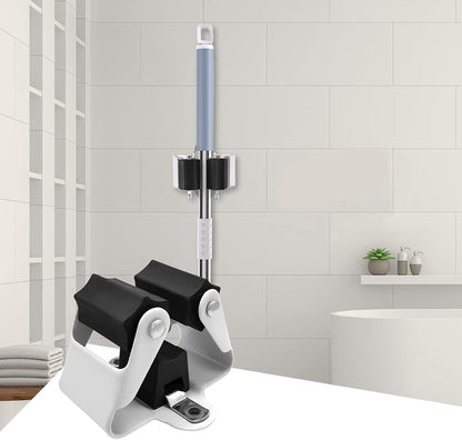 3-H Broom Hanger,Mop Holder Wall Mount 20 Pack, Broom Holder Wall Mount for Hanging and Organizing Shovel,Rake,Brush,Yard Tools in Kitchen,Laundry Room,Bathroom,House(black)