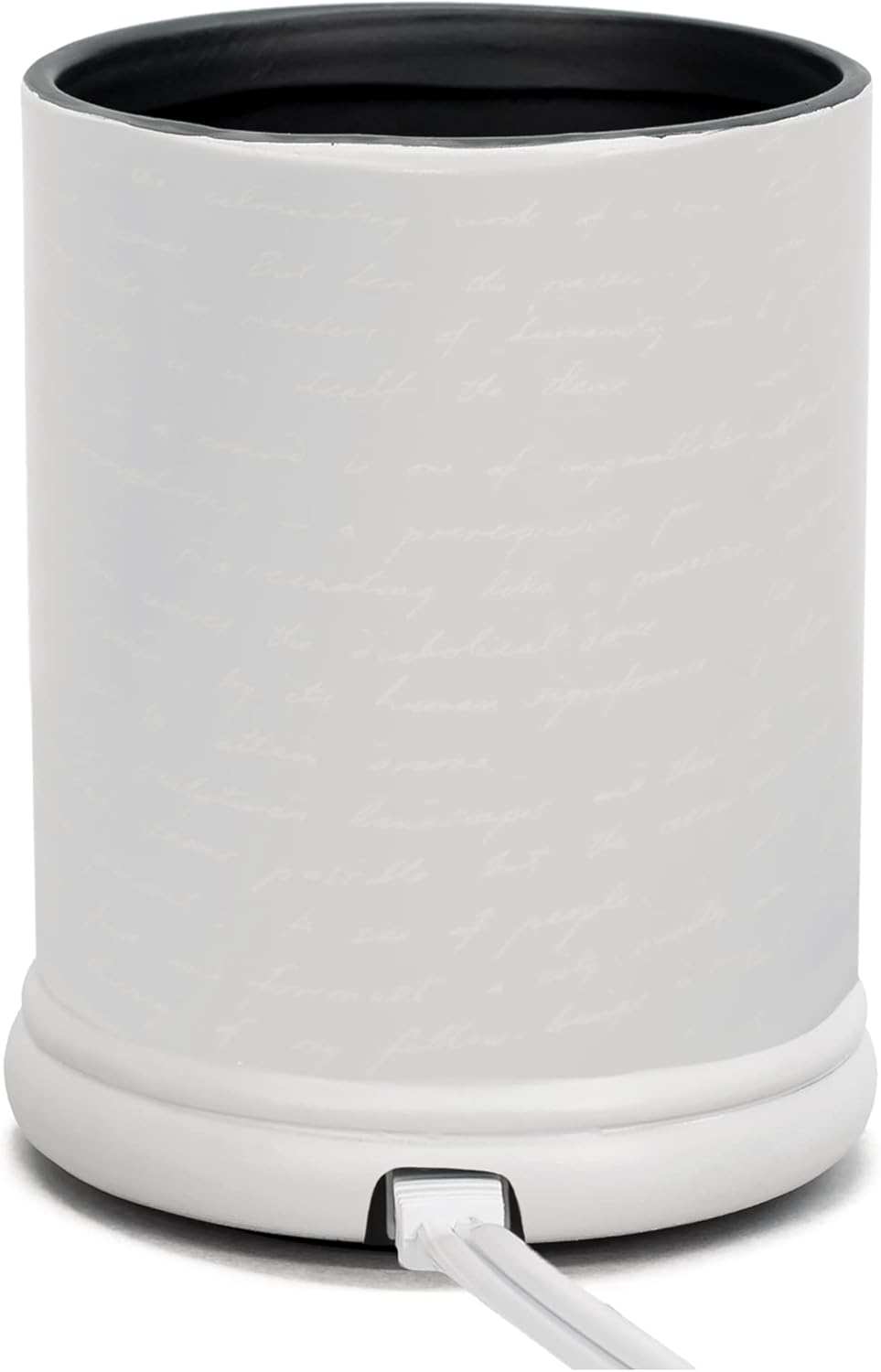 Elanze Designs Birds on a Tree Grey Believe Ceramic Stoneware Electric Large Jar Candle Warmer