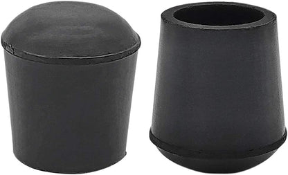 Flyshop Furniture Table Covers Non-Slip Durable Rubber Leg Tips Chair Leg Caps Floor Protector Round Black 4PCS Size 16mm, 5/8"