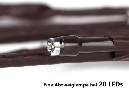 DK177 2 Pack Led Branch Light Battery Operated Lighted Branch Vase Filler Willow Tree Artificial Little Twig Power Sliver 30 Inch 20 LED for Home Romantic Decoration (Sliver-Color)