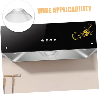 Luxshiny 15pcs Range Hood Accessories Vent Filters Range Hood Oil Net Grease Mesh Kitchen Fan Exhaust Vent Screen Range Hood Mesh Stove Fan Stove Vent Hood Filter Stainless Steel Silver