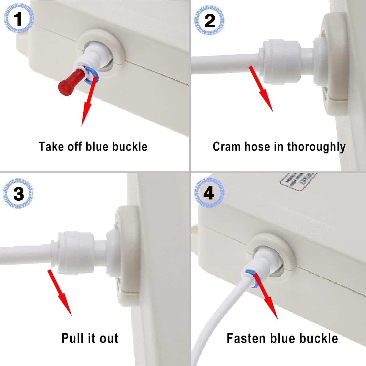 Bottle Water Dispenser Pump System Self-Priming 110V AC US Plug Drinking Water Pump Single Tube Food Grade Suitable for Coffee/Tea Maker, Water Dispenser, Refrigerator, Ice Maker
