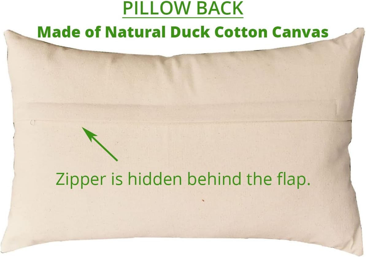 Lumbar Modern Pillow Cover - Kandinsky in Flow Burnt Orange Abstract Farmhouse Pillowcase Modern Chair Cushion Contemporary Outdoor Cushions Hand Embroidered Wool Size 14x20