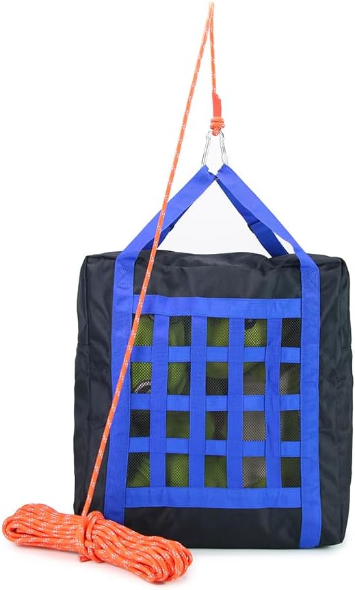 ISOP Fire Evacuation Device for Pets up to 55 Pounds - Compact Safety Equipment - Rope 50 Feet Incl. - Emergency Survival Kit for Animals (Medium 19"x18"x10") Pet Rescue Bag for Dogs & Cats