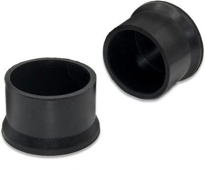 Flyshop Furniture Table Covers Non-Slip Heavy Duty Rubber Leg Tips Chair Leg Caps Floor Protector Round Black 4PCS Size 50mm, 2"