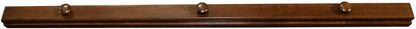 RRD Quilt Hanger for Wall for Display (42") Amish Made Wooden Quilt Rack Wall Mount - Rustic Tapestry Quilt Wall Hangers (Maple Wood, Coffee Stain, 42" Long)