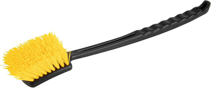 Restaurantware-Clean Tek Professional 20.47 Inch Utility Brush, 1 Heavy-Duty Scrub Brush - Plastic Bristles, Ergonomic Handle, Black Plastic Cleaning Scrub, Ideal for Indoor and Outdoor Cleaning