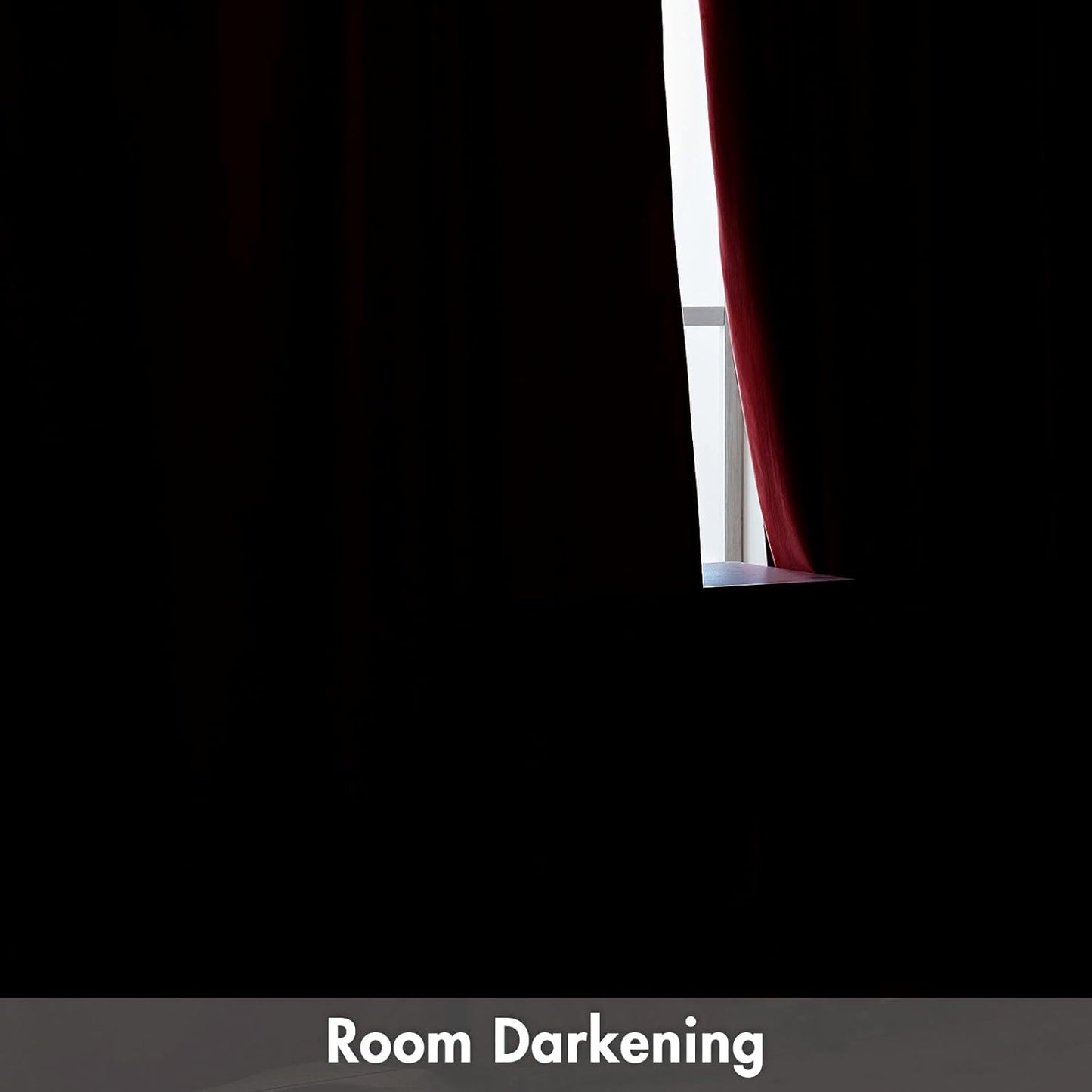 MIULEE Christmas Red Velvet Curtains Thermal Insulated Blackout Curtain Drapes for Bedroom Living Room Darkening 96 Inches Long Curtains Panels Rod Pocket Set of 2