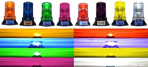 B125WS24 VIOLET 24V 28V AC DC 28W STEADY-ON LIGHT BEACON EMERGENCY SAFETY WARNING