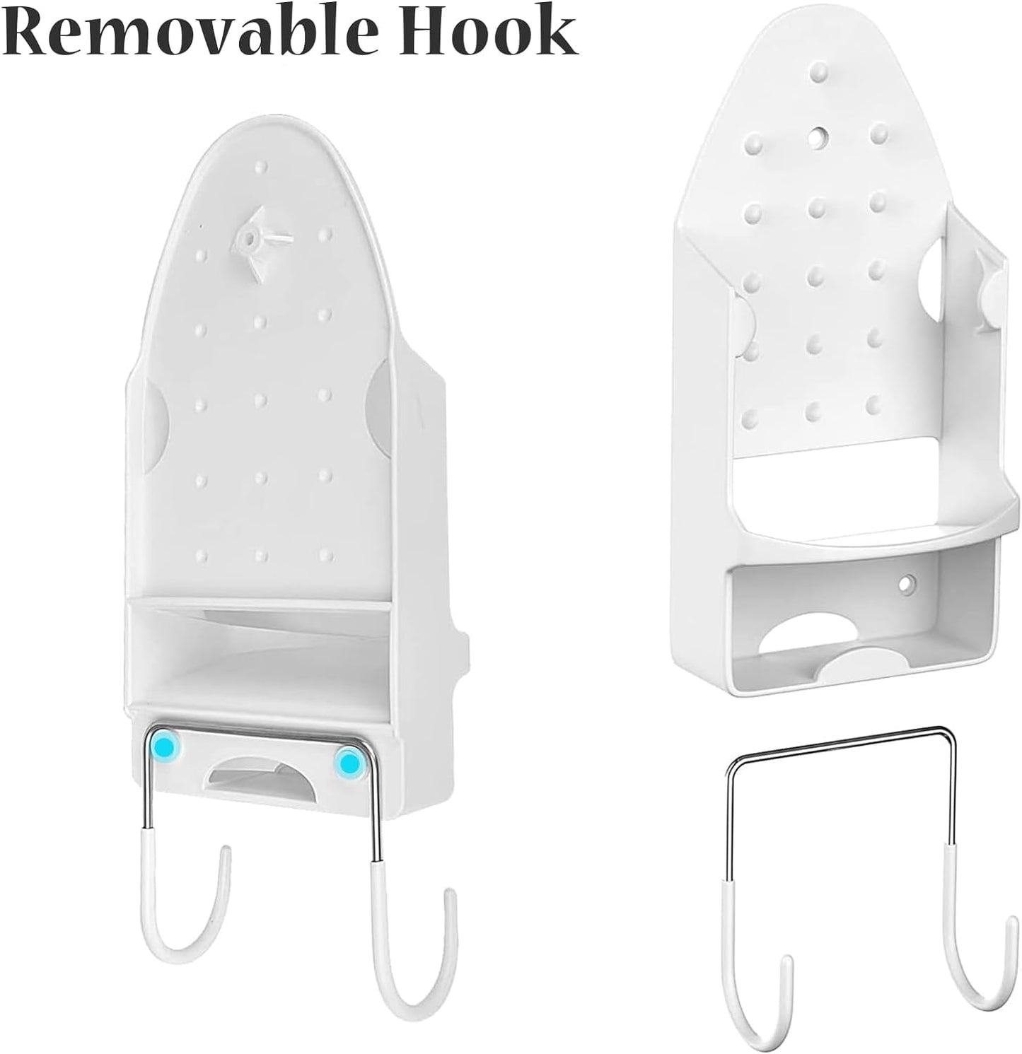Wall Mounted Ironing Board Rack Electric Iron Holder Household Bathroom Shelf