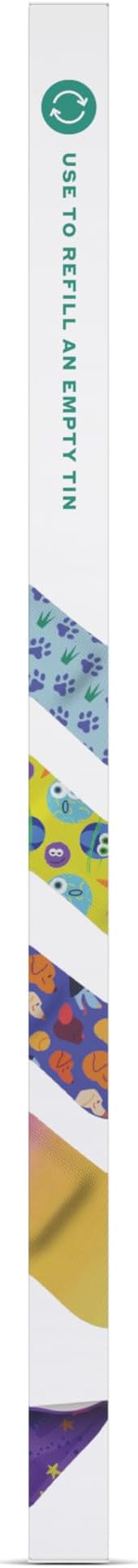 Welly Bandage Refill Ready Pack | FSA Eligible | Adhesive Flexible Fabric Bandages | Bulk Assorted Shapes and Patterns for Minor Cuts, Scrapes, and Wounds - 200 Count