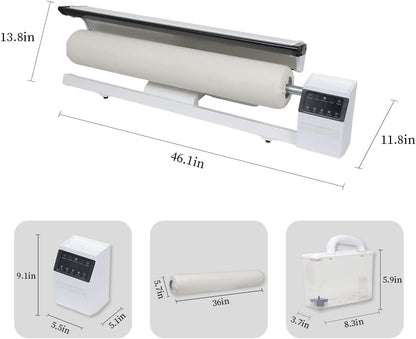 Rotary Roller Iron Steam Press Hotel Linen Ironing Machine with Continuous Steam for Commercial and Home Use. Designed for Bed Sheet,Pillowslip,Napkin, And Almost Any Flat, Appropriately Sized Textile