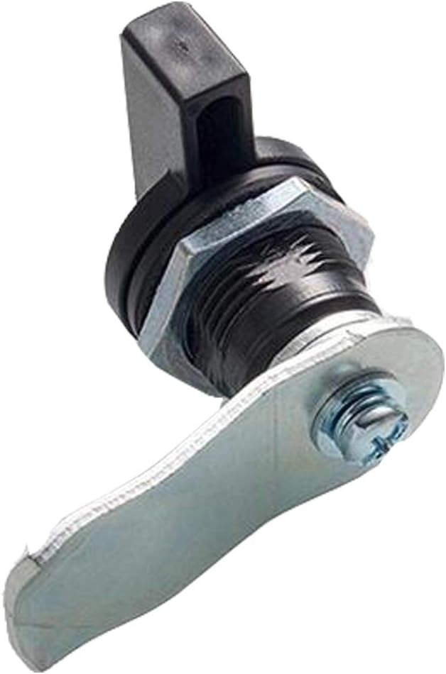 WJSKDQ 2PCS Thumb Operated Offset Thumb Cam Lock Black Cam Lock