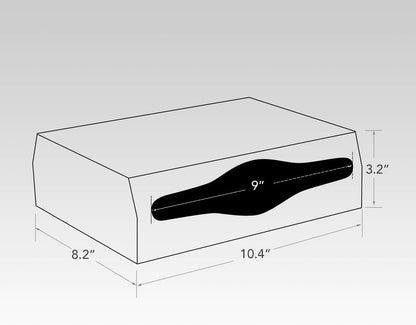 Wall Mounte Paper Towel Dispensers, 10.4" L x 3.3" D x 8.3" H, Stainless Steel C-Fold Multifold Hand Paper Tissue Holder with Lock