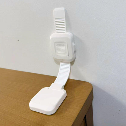 Upgraded No Drill Adhesive Furniture Anchor, Adjustable Anti Tip Furniture Wall Straps for Baby Proofing & Pets, Secure to Playroom, 2Pack