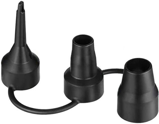 Replacement Nozzles Electric Air Pump 3 Sizes Head Plastic for Partial Bed, Mattress, Inflatable Pool Sofa, Camping Cushions, Toy, Balloons, Yoga Balls