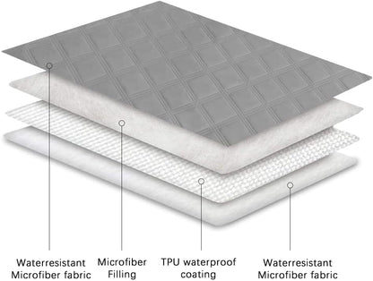 Ameritex Waterproof Dog Bed Cover Pet Blanket with Anti-Slip Back for Furniture Bed Couch Sofa