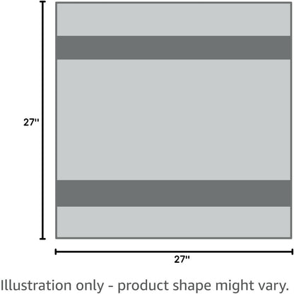 Gray Flour Sack Tea Towels - 100% Cotton, 5 Pack, 27"x27" Extra Large, Highly Absorbent Gray Dish Drying Towels - Gray Baking Towels, Customizable and Versatile Kitchen Towels (Gray - 5 Pack)