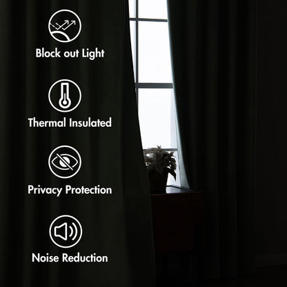 MIULEE Sage Green Velvet Curtains 84 inches 2 Panels - Pinch Pleat Luxury Room Darkening Window Drapes for Bedroom Living Room Blackout Thermal Insulated Super Soft, Back Tab Rod Pocket, W52 x L84