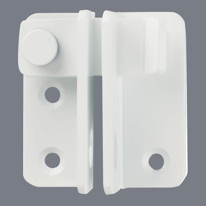 Alise Flip Latch Gate Latch White Shed Lock Shed Latch Barn Door Lock Locking Latches for Barn Fence Cabinet Garden Garage Window Pet Dog Cage,Stainless Steel Shed Door Latch Barn Door Lock,S-Size