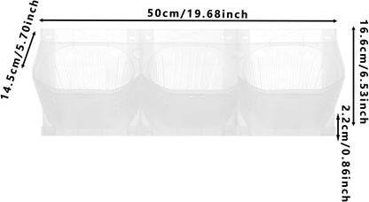 Self Watering Outdoor Wall Mounted Planter Vertical Garden with 36 Pockets Plastic Plant Grow Pots for Hanging Flower Herbs Vegetables Home Indoor Outdoor White