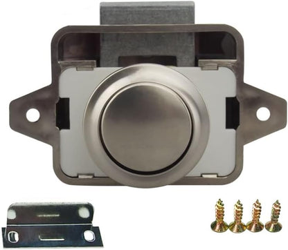 Encell Set of 5 Push Button Latch Cupboard for RV Camper Motor Home Caravan