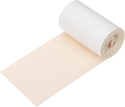 PATIKIL Leather Patches Tape for Furniture, 3.2 x 61 Inch Self Adhesive Vinyl Leather Repair Kit Cover Sheet for Couch, Sofa, Car Seats, Office Chair, Bright White