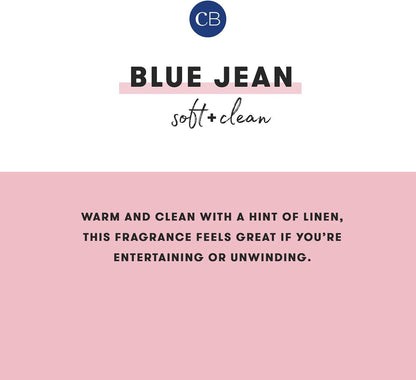 Capri Blue Diffuser Oil Refill - Premium Fragrance Oil - Use with Electric or Ultrasonic Diffusers for Home - Long Lasting Clean Scent (Blue Jean, 0.5 fl oz)