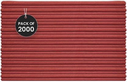 Shop Towels (Red, 2000-Pack) - Bulk Cleaning Towel in a Bag, Mechanic Cotton Wipes for Car Maintenance, Auto Mechanics & Garage, Wipe Grease & Oil, Machine Wash & Reusable