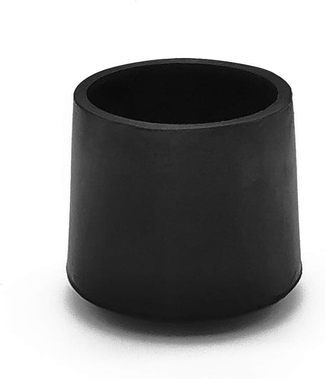 Flyshop Furniture Table Covers Non-Slip Durable Rubber Leg Tips Chair Leg Caps Floor Protector Round Black 4PCS Size 32mm, 1-1/4"