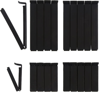 DIYASY Food Bag Clips,30 Pack Plastic Snack Sealing Clip for Food Storage & Packages Assorted Sizes