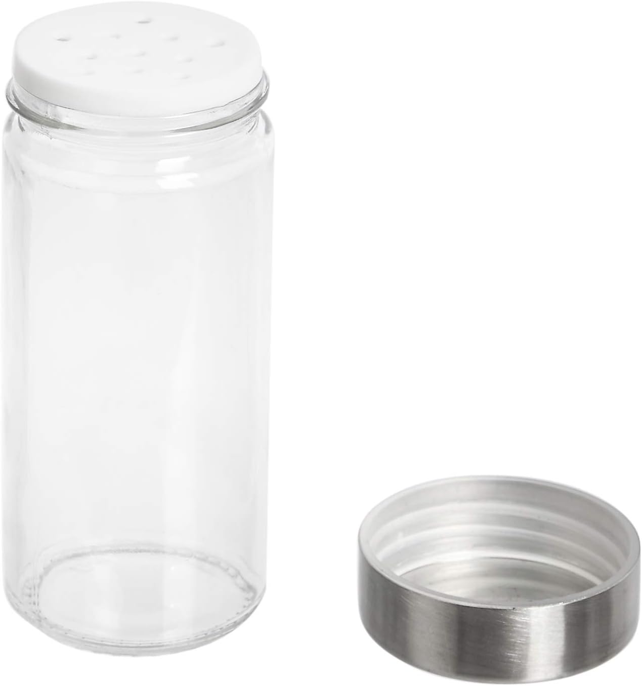 Amazon Basics 20 Jars Spice Organizer Rack, Silver (Pack of 4)