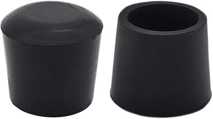 Flyshop Furniture Table Covers Non-Slip Durable Rubber Leg Tips Chair Leg Caps Floor Protector Round Black 4PCS Size 22mm, 7/8"