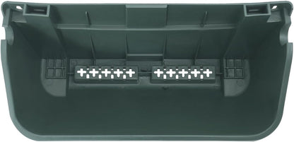 16Pcs Vertical Wall Planter, 13 inch Wall Mounted Garden Planters, Plastic Wall Hanging Planter with Drainage Holes, Wall Planters for Patio Outdoor Decor, Balcony Plant Hanging Flowerpot (Green)