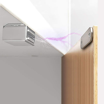 Mousike Cabinet Magnets 30lb Stainless Steel Magnetic Door Catch with Strong Magnetic for Kitchen Cupboard Wardrobe Closet Cabinet Door Drawer Latch(2.1"(Silver 6 Pack))