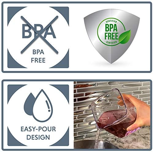 BopTop (1pc - 2000ml) Airtight Food Storage Container – Mechanical Silicone Seal Canister - BPA-Free - 2Qt