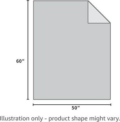 Soft Chenille Yarn Throw 50"x60", Handmade Knit Throw Blanket, for use in All Seasons, Soft Cozy Warm Knitted Blanket for Bed Sofa, Couch Chair, Living Room(2.54Ib)