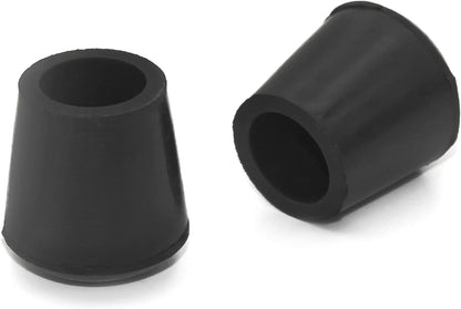Flyshop Furniture Table Covers Non-Slip Rubber Leg Tips Caps Chair Leg Floor Protectors, Round, Black, 4PCS, Size 10 mm, 3/8"