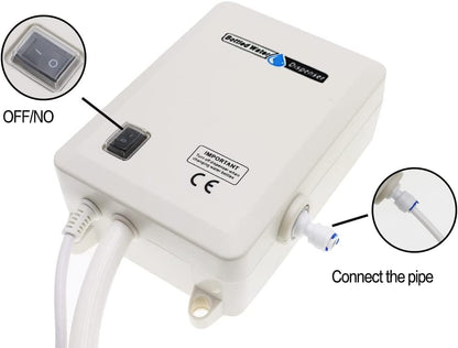 Bottle Water Dispenser Pump System Self-Priming 110V AC US Plug Drinking Water Pump Single Tube Food Grade Suitable for Coffee/Tea Maker, Water Dispenser, Refrigerator, Ice Maker