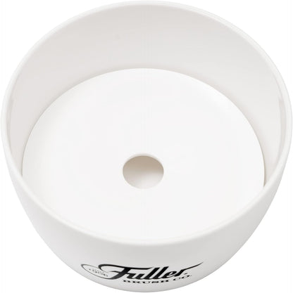 Fuller Brush Handy Holder with Drain Rack – Small Sink Caddy for Organizing Cleaning Sponges & Tools – Removable Drain Tray, Dishwasher Safe – White