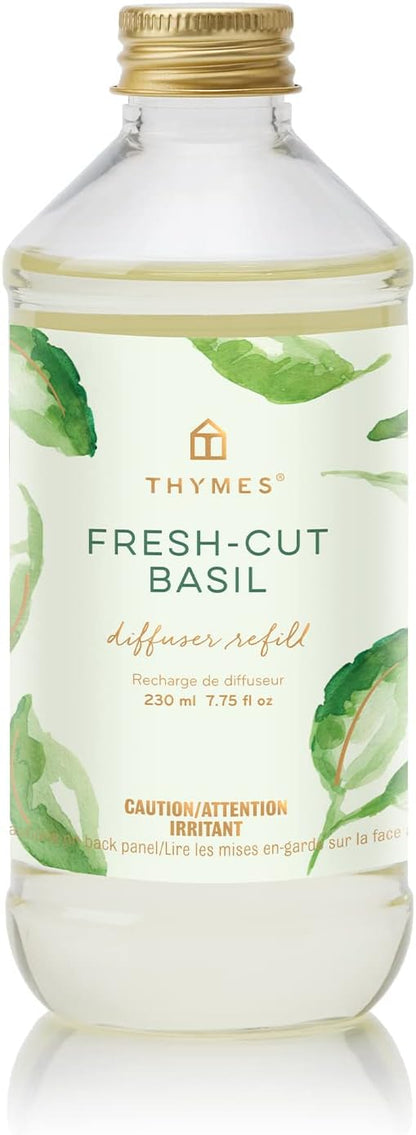 Thymes Reed Diffuser Oil - Fresh-Cut Basil - 7.75 Fl Oz