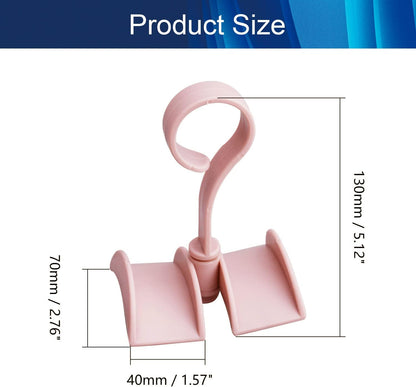 Rotating Belt Hanger 360°Rotatable Organizer 4 Hangers for Drying Towels Bras Clothes Gloves Plastic Laundry Sock Drying Hanger Pink 10Pcs