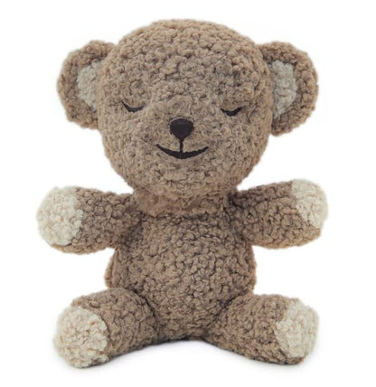 SNOObear White Noise Machine - Cry-Activated Plush Baby Sleep Soother - Cocoa Woolly