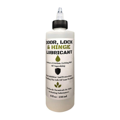 Door, Lock, and Hinge Lubricant - 8 Oz - Great for Sliding Doors, Garage Doors, Stiff Hinges, and Stuck Locks (1)