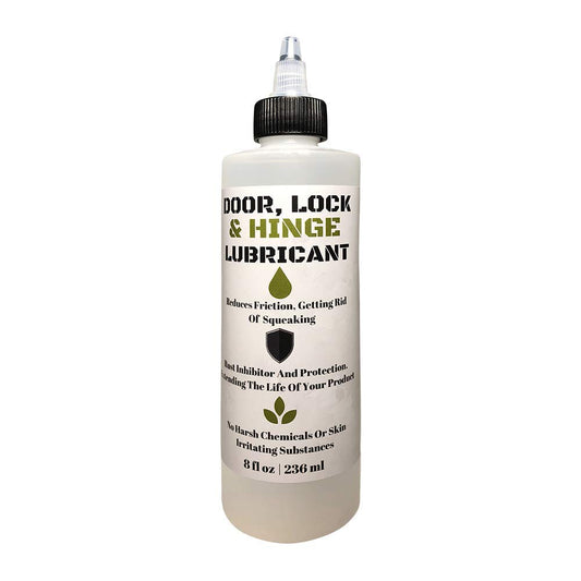 Door, Lock, and Hinge Lubricant - 8 Oz - Great for Sliding Doors, Garage Doors, Stiff Hinges, and Stuck Locks (1)