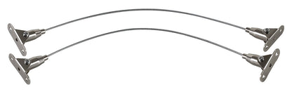 Mount-It! Furniture Anti-Tip Anchor - Steel Child Safety Straps | Secure Wall Anchors for Bookshelf, Dresser, Cabinet, Earthquake Protection for Babies and Pets, 2 Pack, Hardware Included