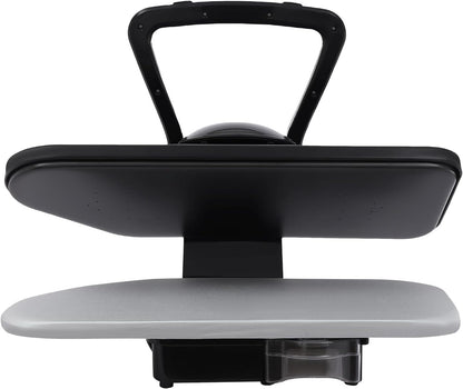 Intelligent Steam Press with 5 Fabric Setting Professional Steamer 1600W for Home/Business 36inch Non-stick Large Pressing Surface Auto Shutoff & Temp Settings Digital Touch Screen (Black)