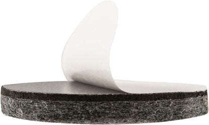 SoftTouch 1 1/2" Round Heavy Duty Felt Furniture Pads - Move Effortlessly & Protect Surfaces Floors, Gray (24 Pack),Grey
